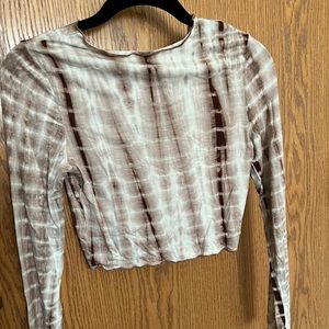 shein brown the dye shirt